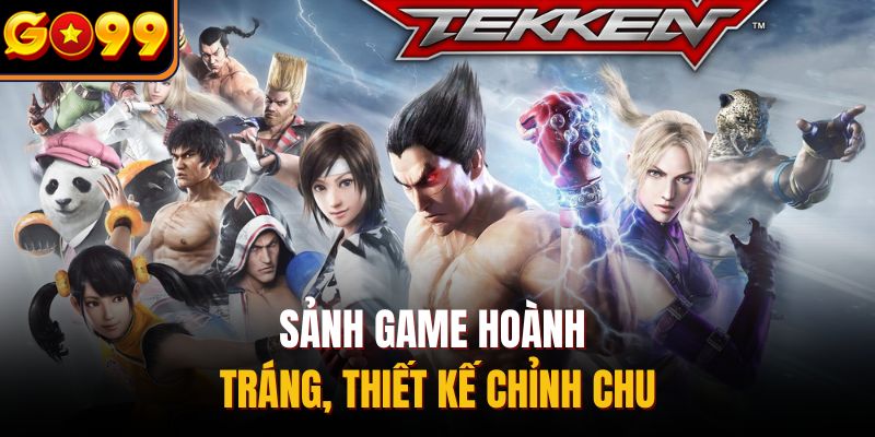 Sảnh game hoành tráng, thiết kế chỉnh chu